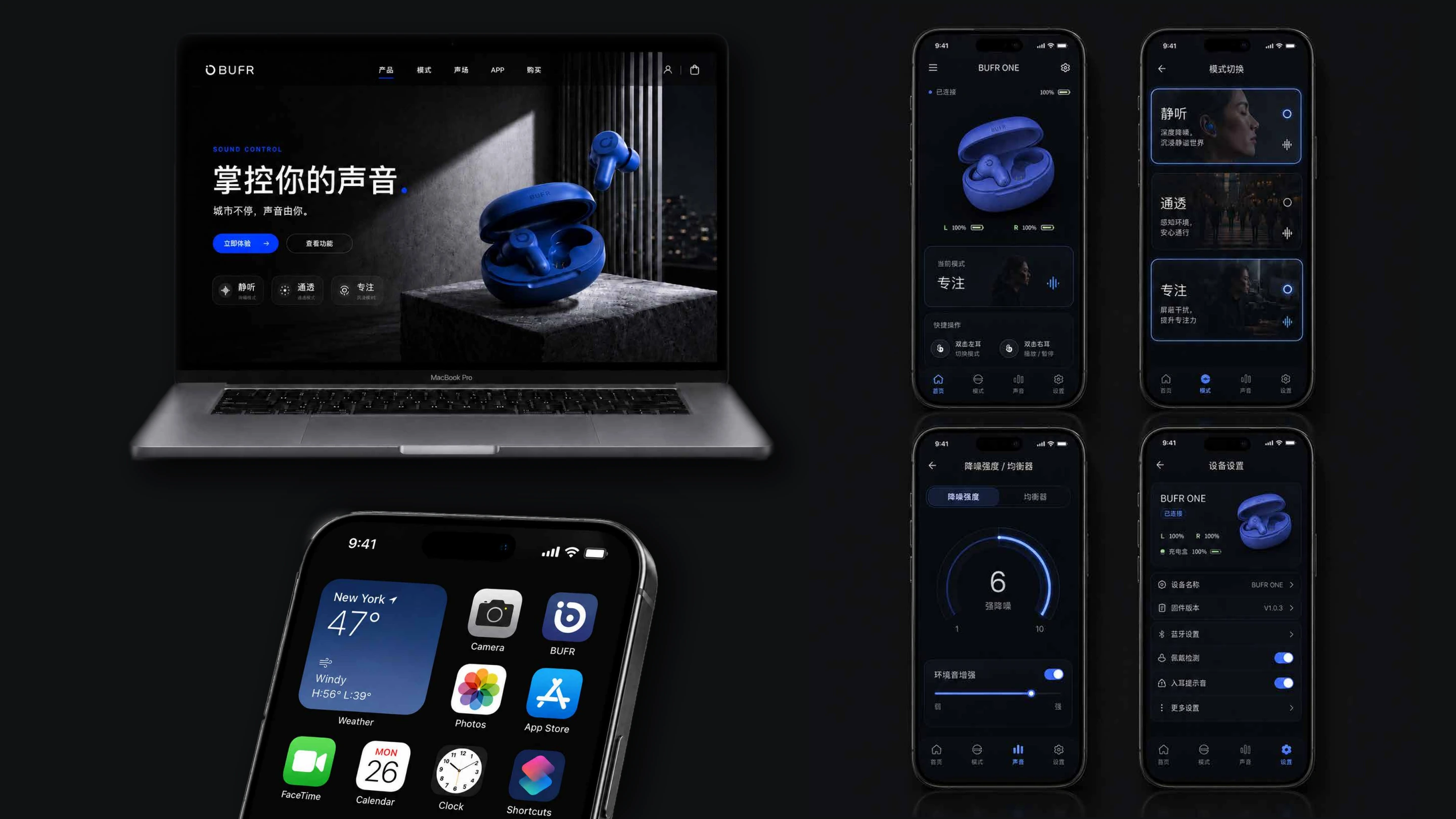 BUFR 移动端产品界面